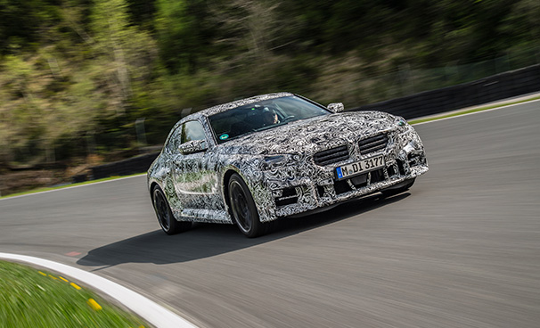 Tests all new BMW M2 at the Nürburgring