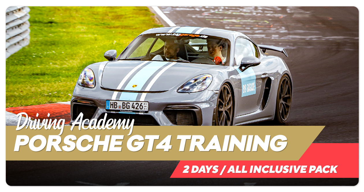 Porsche Cayman GT4 Driving Academy at the Nürburgring