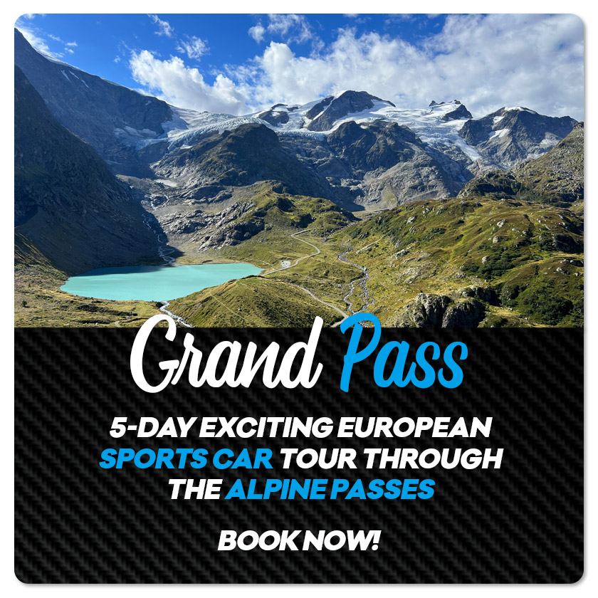 European Sports Car Tour in the Alps for 5 Days