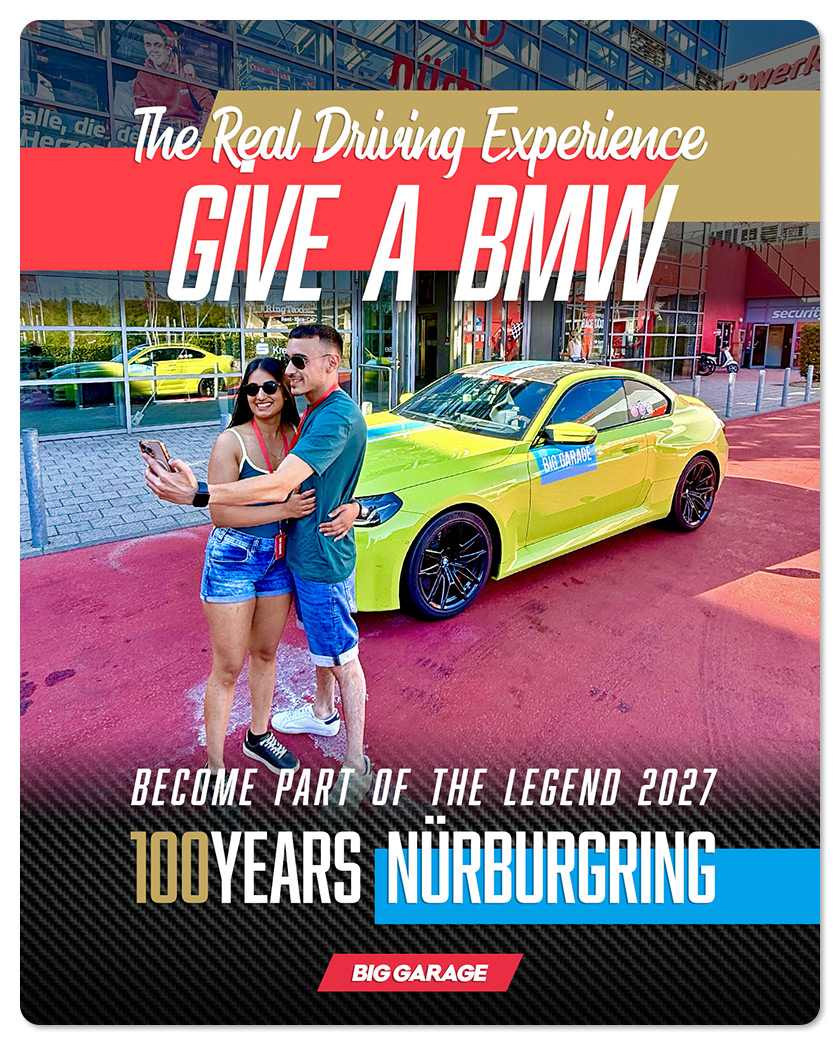 Gift voucher for BMW Driving Experience