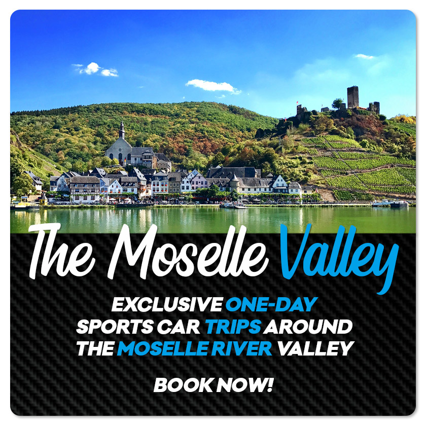 Sports cars road trips to the Moselle River Valley
