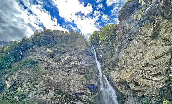 Reichenbach Falls in Switzerland
