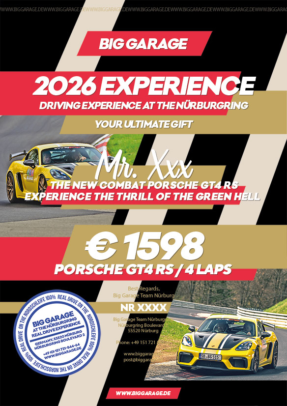 Porsche Experience Gift Voucher
