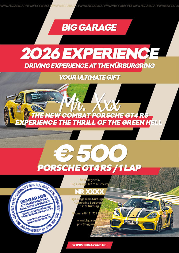 Porsche Experience Gift Voucher