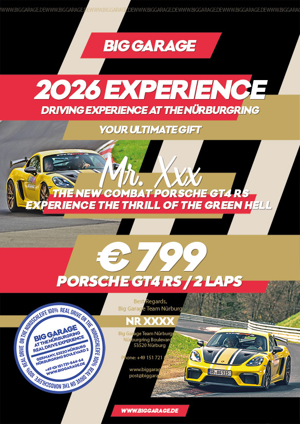 Porsche Experience Gift Voucher