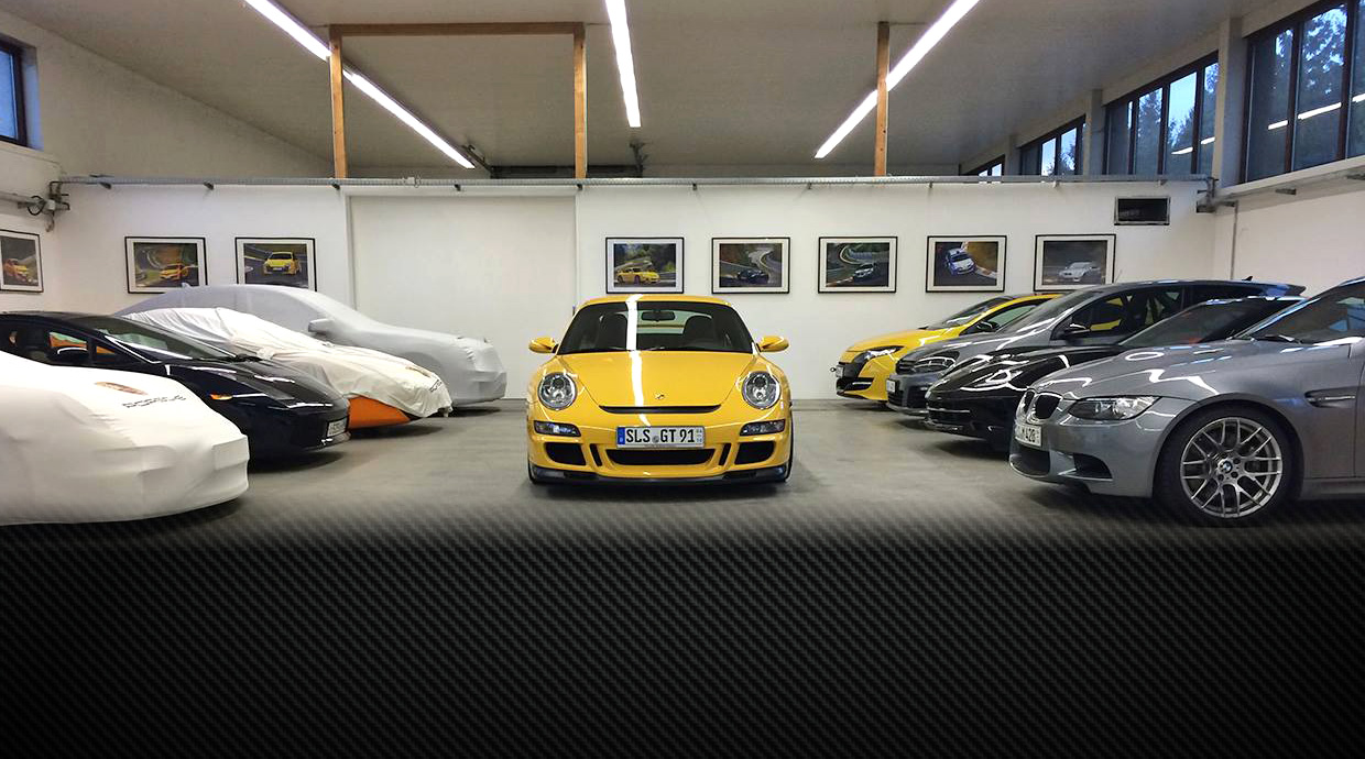 Our Garage and Parking at the Nürburgring Nordschleife